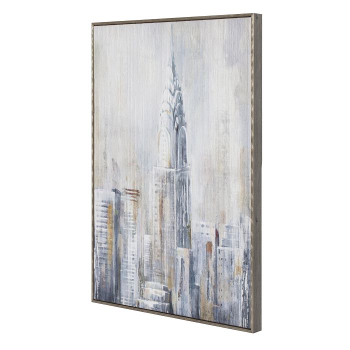 Cuadro Loft DKD Home Decor Gris Azul 2.4 x 80 x 60 cm (2 Unidades) 2 Cuadro Loft DKD Home Decor Gris Azul 2.4 x 80 x 60 cm (2 Unidades) 2