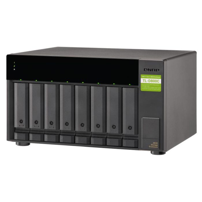 QNAP TL-D800C caja para disco duro externo Carcasa de disco duro/SSD Negro, Gris 2.5/3.5" 5 QNAP TL-D800C caja para disco duro externo Carcasa de disco duro/SSD Negro, Gris 2.5/3.5" 5