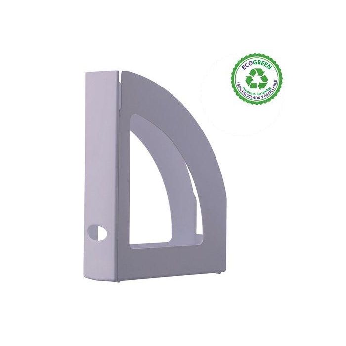 Archivo 2000 Revistero Sostenible Ecogreen Lomo Ollao 80 mm 250x80x320 mm Reciclado Malva Pastel