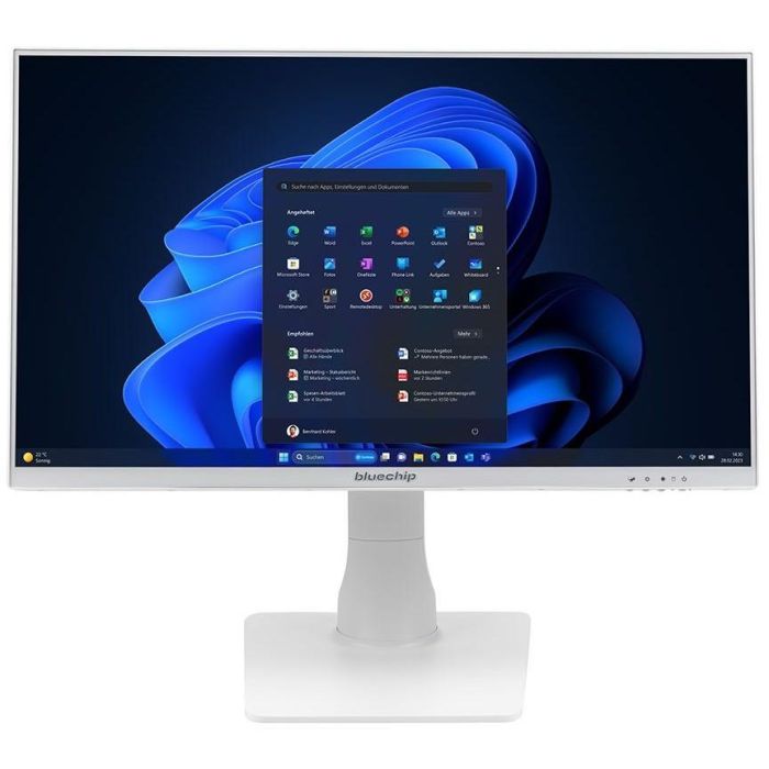 bluechip BUSINESSline AIO2350t *white* i5 14400 W11Pro. 23.8" LED IPS glare Touch 16GB 500GB SSD. Intel® Wi-Fi 0 bluechip BUSINESSline AIO2350t *white* i5 14400 W11Pro. 23.8" LED IPS glare Touch 16GB 500GB SSD. Intel® Wi-Fi 0