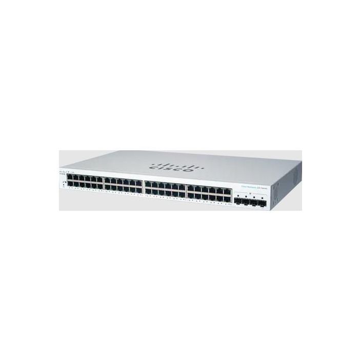Cisco CBS220-48T-4G Smart Switch Gestionado L2 de 48 Puertos Gigabit Ethernet 4x1G, Montaje en Rack 1U