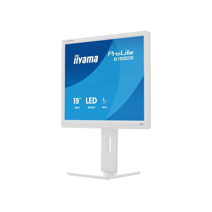Iiyama B1980S-W1 Pantalla para PC 19" 1280 x 1024 Pixeles SVGA LED Blanco 7