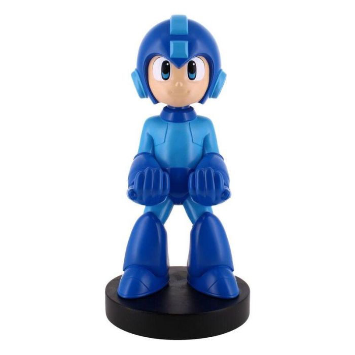 Exquisite Gaming Cable Guy Mega Man 21cm - Soporte de Figura para Mandos PS5, Xbox, Teléfonos - Carga y Sujeción de Consolas y Móviles