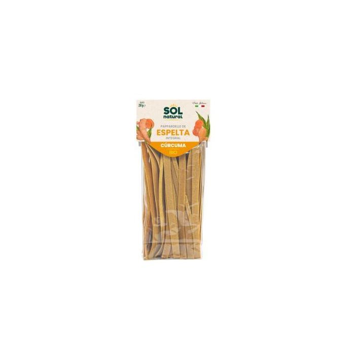 Parpadelle De Espelta Integral Con Curcuma 250Gr. Parpadelle De Espelta Integral Con Curcuma 250Gr.
