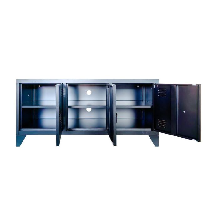 Mueble de TV Home ESPRIT Negro Metal 120 x 40 x 58 cm 1