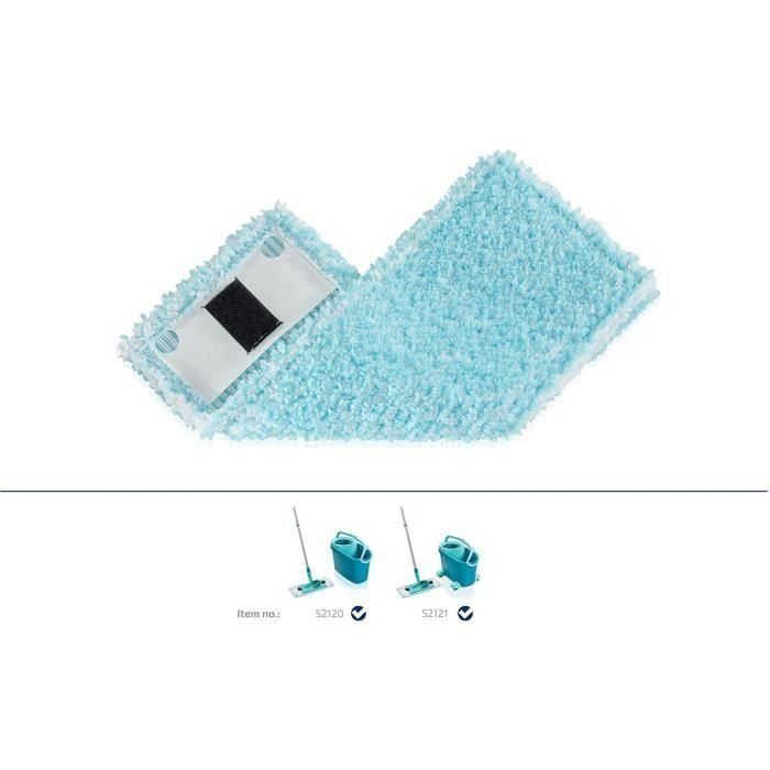 LEIFHEIT Clean Twist M Ergo super soft 52122 Funda de limpieza de repuesto para fregona plana, funda especial para suelos frágiles 2