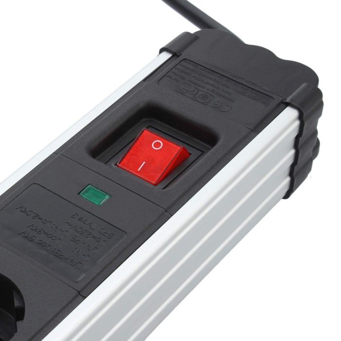 Regleta Enchufes 4 Tomas con interruptor TM Electron TMUAD404 5