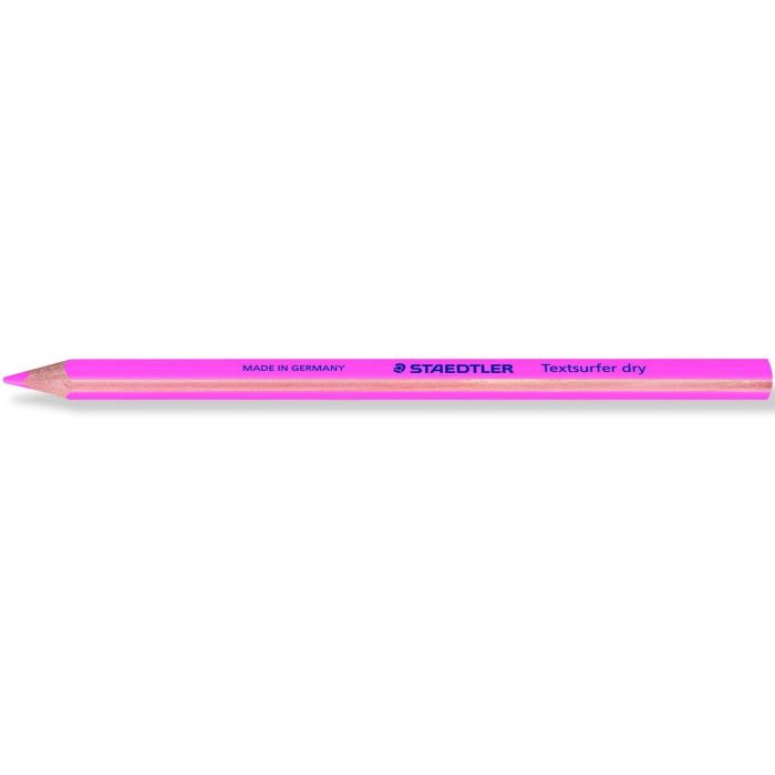 STAEDTLER Textsurfer Dry Marcador Resaltador Seco Rosa (Caja de 12 Unidades)