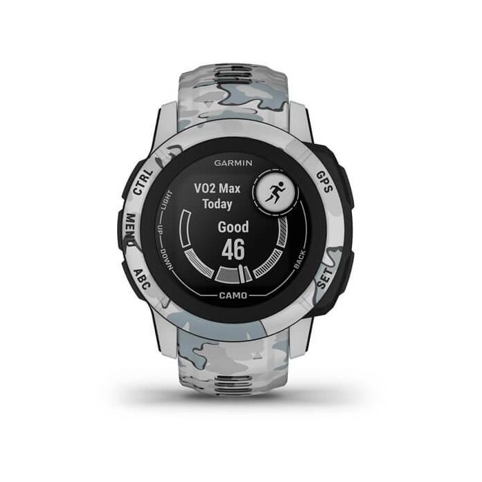 Garmin Instinct 2S Camo Edition Reloj inteligente GPS con monitor de frecuencia cardíaca y seguimiento de actividad, resistente al agua 10 ATM, 50 días de batería 7