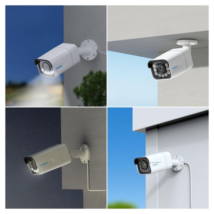 Reolink PC811AB4K01 Cámara de Seguridad IP 4K 8MP, Exterior, Alámbrico, Zoom Óptico 5x, Visión Nocturna 30m, IP67, Blanco 1