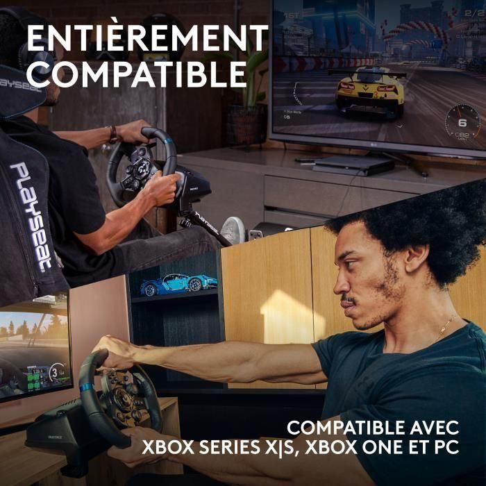 Logitech G923 Volante y Pedales con TrueForce para Simulador de Carreras 3 Logitech G923 Volante y Pedales con TrueForce para Simulador de Carreras 3