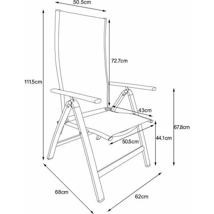 Fieldmann FDZN 5018 Silla de jardín de dos piezas 5 Fieldmann FDZN 5018 Silla de jardín de dos piezas 5