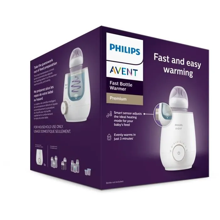 Philips Avent SCF358/00 Calentador de Biberones Eléctrico - Calienta Uniformemente, Función de Descongelación, Temporizador y Apagado Automático 2