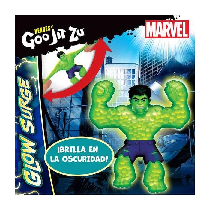 Figura estirable marvel glow surge hulk. brilla en la oscuridad. 13 cm 4 Figura estirable marvel glow surge hulk. brilla en la oscuridad. 13 cm 4