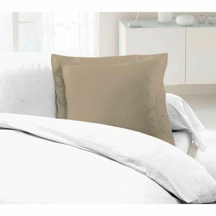 Funda de almohada Lovely Home Beige 63 x 63 cm (2 Unidades) 1