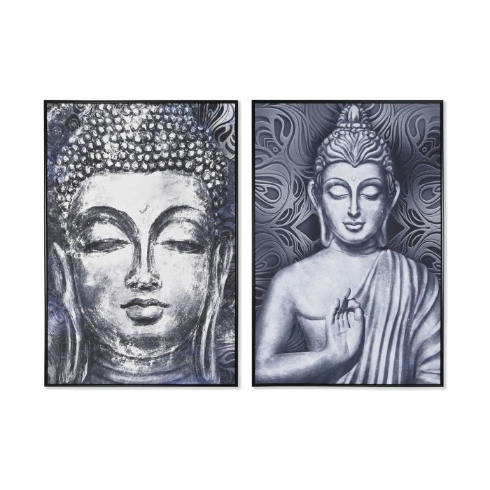 Cuadro Home ESPRIT Buda Oriental 83 x 4,5 x 123 cm (2 Unidades) Cuadro Home ESPRIT Buda Oriental 83 x 4,5 x 123 cm (2 Unidades)