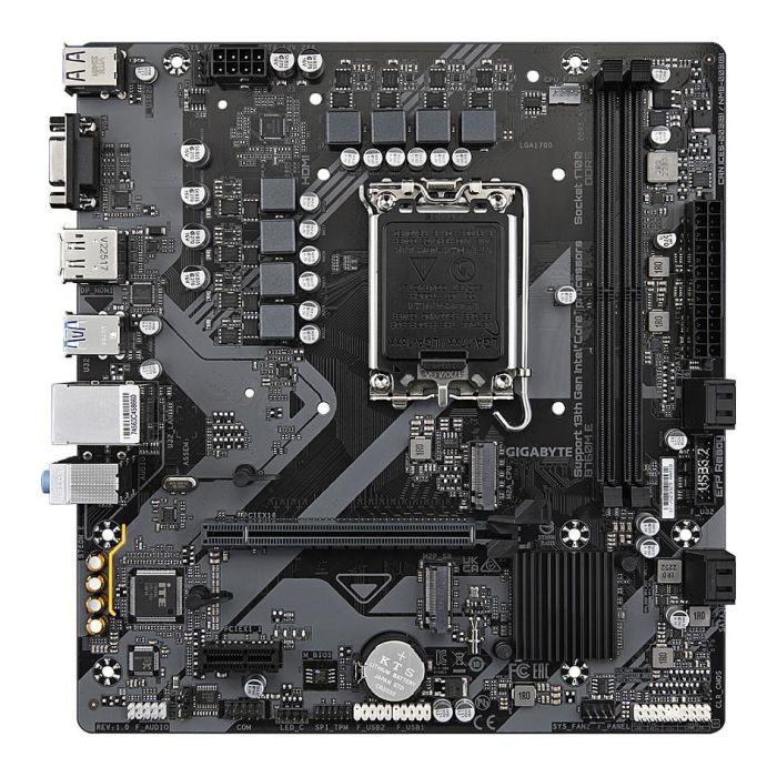 GIGABYTE B760M E Placa Base Intel B760 LGA 1700 DDR5 ATX para Procesadores Intel 14ª/13ª/12ª Generación 1