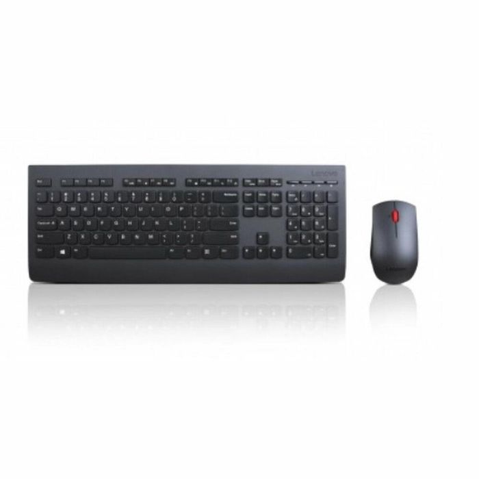 Lenovo 4X30H56823 Combo Teclado y Ratón Inalámbrico RF Español Completo, 1600 DPI Láser, Anti-derrames, Negro, para Oficina 3 Lenovo 4X30H56823 Combo Teclado y Ratón Inalámbrico RF Español Completo, 1600 DPI Láser, Anti-derrames, Negro, para Oficina 3
