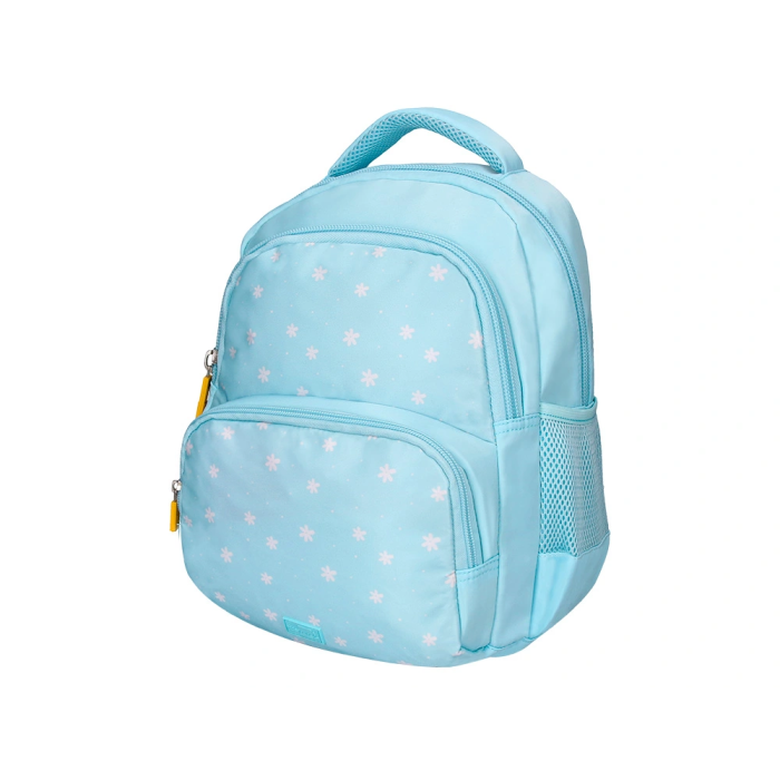 Liderpapel Mochila Multibolsillo Infantil Azul Flowers 350x110x270 mm 2
