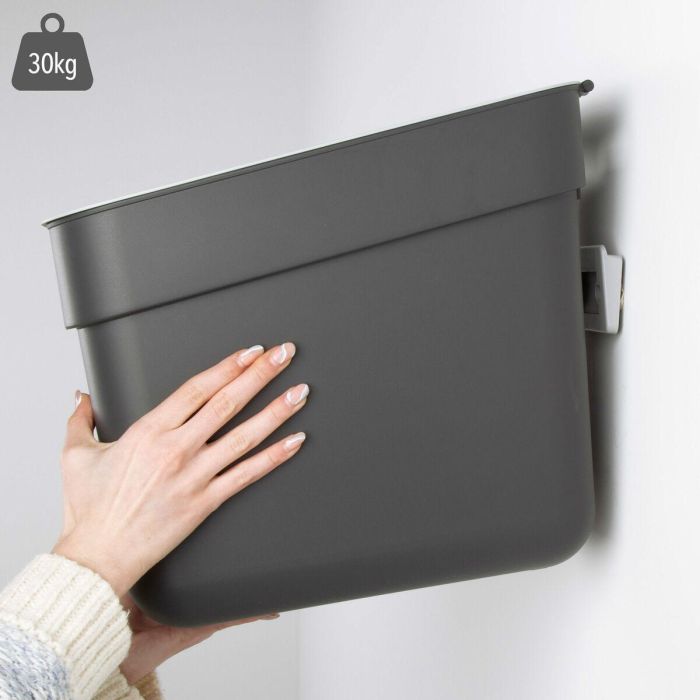 Cubo de basura Curver Gris Plástico 20 L (6 Unidades) 4 Cubo de basura Curver Gris Plástico 20 L (6 Unidades) 4