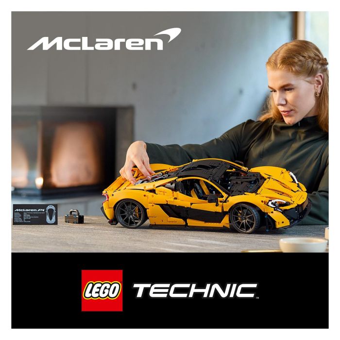 Lego 42172 McLaren P1 - Kit de Modelo de Hiperdeportivo para Adultos Entusiastas de Vehículos 26