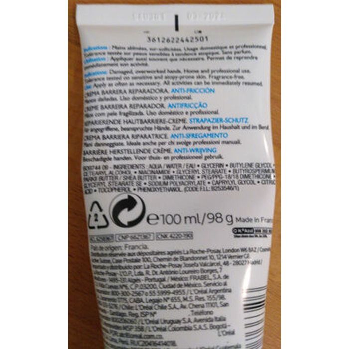 Crema de Manos La Roche Posay Cicaplast 100 ml 7 Crema de Manos La Roche Posay Cicaplast 100 ml 7