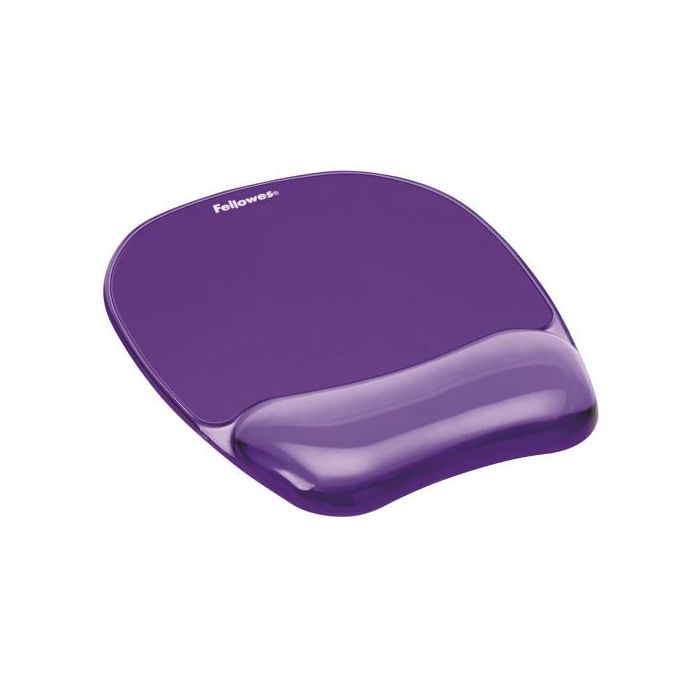Fellowes Alfombrilla y Reposamuñecas Gel Violeta 1