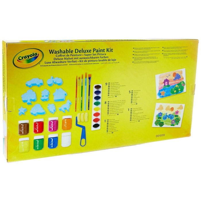 GOLIATH Set de Pintura Mi Conjunto con 8 Botellas Lavables, Rodillo, Pinceles, Esponjas y Paleta - Sin Manchas, Edad 4+ años 4 GOLIATH Set de Pintura Mi Conjunto con 8 Botellas Lavables, Rodillo, Pinceles, Esponjas y Paleta - Sin Manchas, Edad 4+ años 4