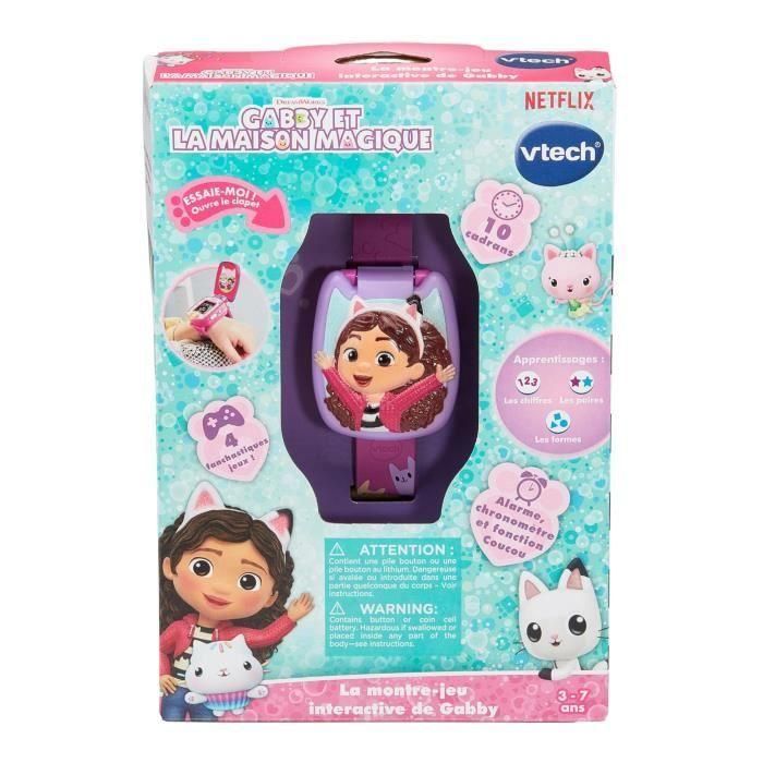Vtech VTE3417765618659 Gabby y la Casa Mágica - El Reloj Interactivo del Juego de Gabby 3