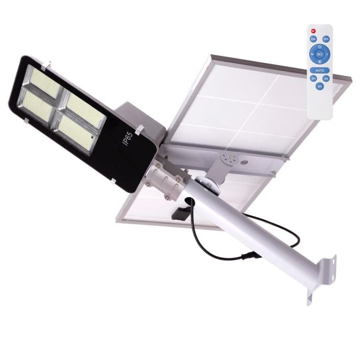 Farola LED Solar-Control Remoto- Dimable- Panel: 6V 300W Batería: 3,2V 30000MaH [HO-FAR-SOL-300W-CW]
