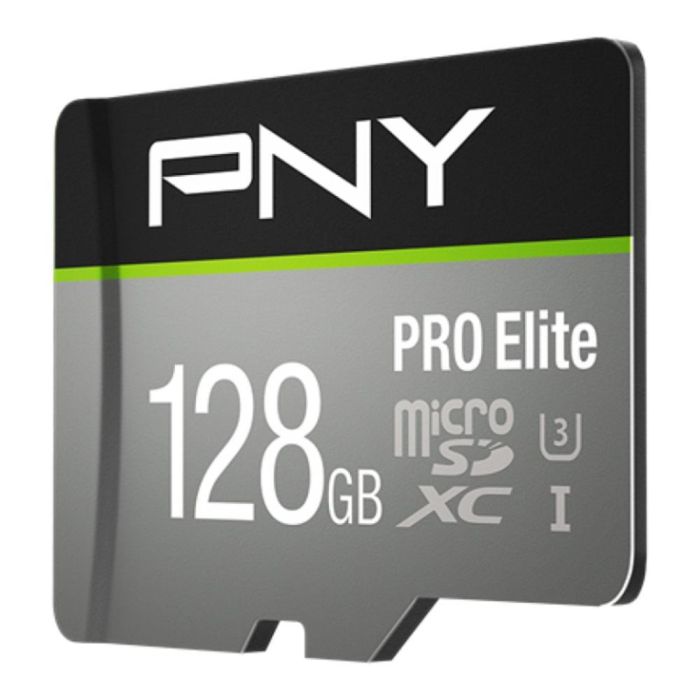 Pny Tarjeta Memoria Micro SDXC PRO ELITE 128 GB Clase 10 U3 UHS-I con Adaptador SD 1