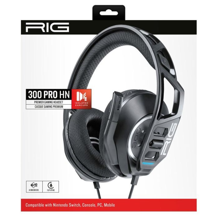 Auriculares Nacon RIG 300HN Negro 17 Auriculares Nacon RIG 300HN Negro 17