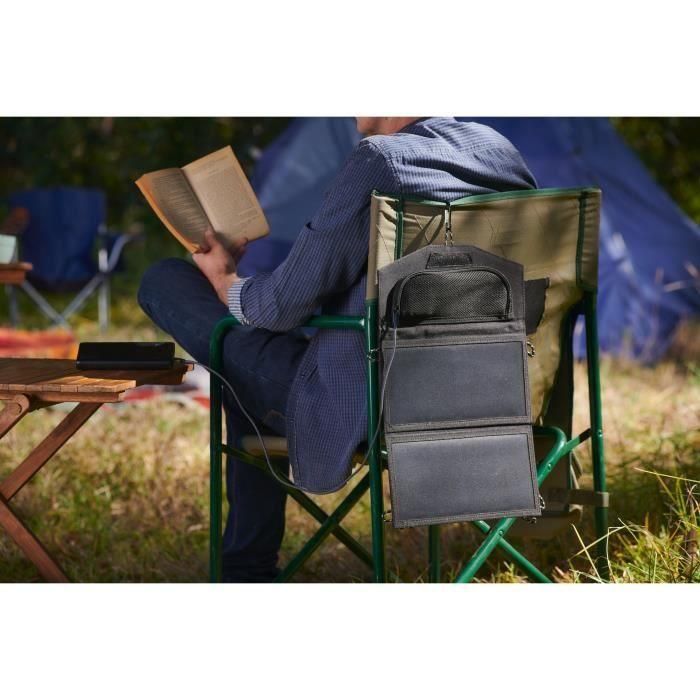 Kit de viaje - RYOBI - Panel Solar 21 W + Transformador / Cargador RY18BI150B-0 + 1 Batería Litio+ 18 V 2.0 Ah 2 Kit de viaje - RYOBI - Panel Solar 21 W + Transformador / Cargador RY18BI150B-0 + 1 Batería Litio+ 18 V 2.0 Ah 2