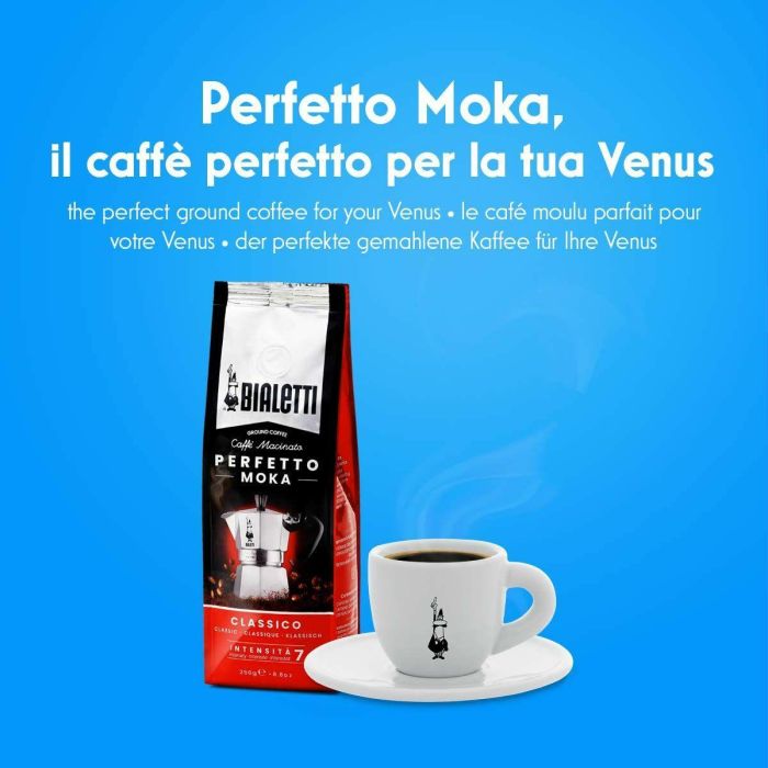 Cafetera Italiana Bialetti NEW VENUS Plateado Metal Acero Inoxidable 15