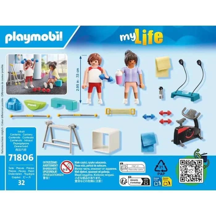 Playmobil Figura Entrenamiento Fitness