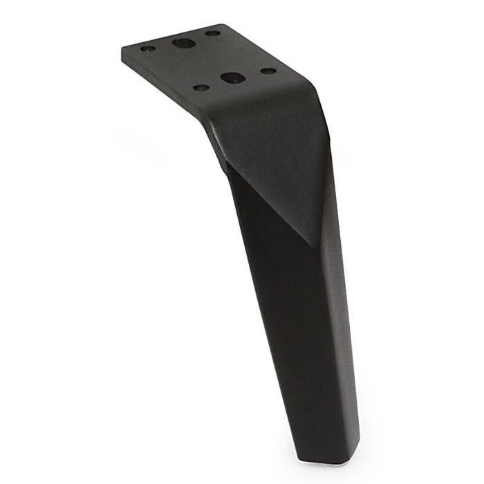Q&Q Pata Metálica para Sofás y Muebles, Modelo River, 150 mm de Altura, Fabricada en Metal Duradero con Acabado Negro Mate