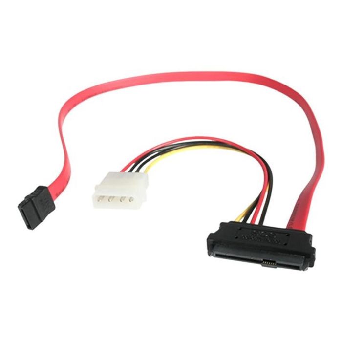 StarTech.com Adaptador Cable SAS SFF-8482 a SATA y LP4 Molex 46 cm para Almacenamiento Interno de Disco Duro 0 StarTech.com Adaptador Cable SAS SFF-8482 a SATA y LP4 Molex 46 cm para Almacenamiento Interno de Disco Duro 0