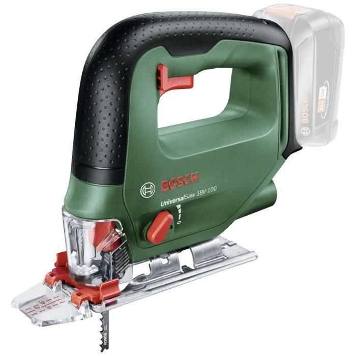 Bosch 0603011100 Sierra de calar inalámbrica 18V sin batería UniversalSaw 18-100 Home and Garden 2,5 Ah