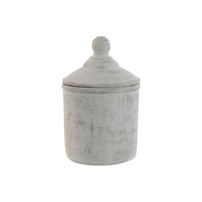 Jarrón Home ESPRIT Gris Cemento Oriental 19 x 19 x 31 cm 0 Jarrón Home ESPRIT Gris Cemento Oriental 19 x 19 x 31 cm 0