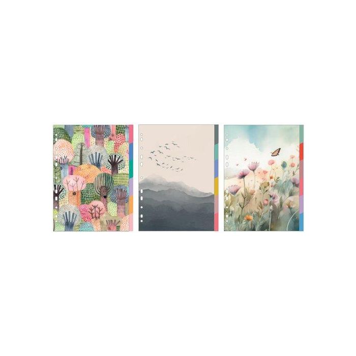 Separadores Senfort Decorados A4 6 Pestañas 11 Taladros