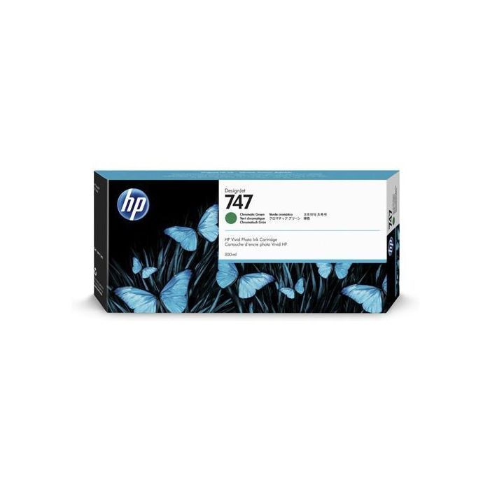 HP nº747 300-ml Chromatic Green Ink Cartridge HP nº747 300-ml Chromatic Green Ink Cartridge