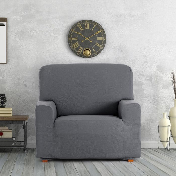 Funda para sillón Eysa BRONX Gris oscuro 70 x 110 x 110 cm 1