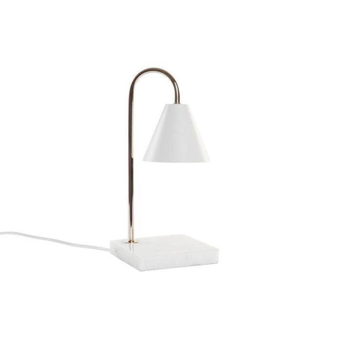 Lámpara de mesa DKD Home Decor Dorado Blanco (15 x 15 x 33 cm) Lámpara de mesa DKD Home Decor Dorado Blanco (15 x 15 x 33 cm)