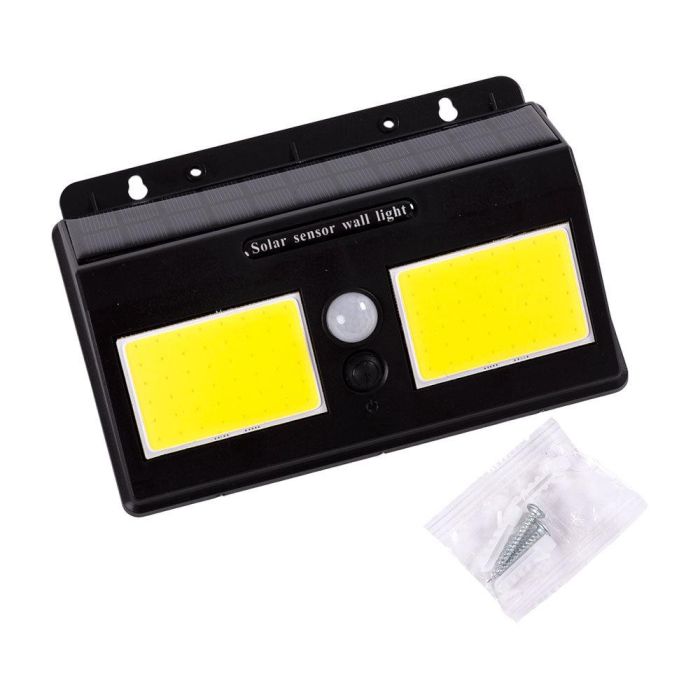 Aplique de Pared LED Solar IP65 con Sensor PIR, Batería Litio 3.7V 1200mAh - LUM-YC-SW8019-COB 3 Aplique de Pared LED Solar IP65 con Sensor PIR, Batería Litio 3.7V 1200mAh - LUM-YC-SW8019-COB 3