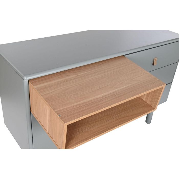 Cómoda Home ESPRIT Azul Gris Natural Polipropileno Madera MDF 120 x 40 x 75 cm 3 Cómoda Home ESPRIT Azul Gris Natural Polipropileno Madera MDF 120 x 40 x 75 cm 3