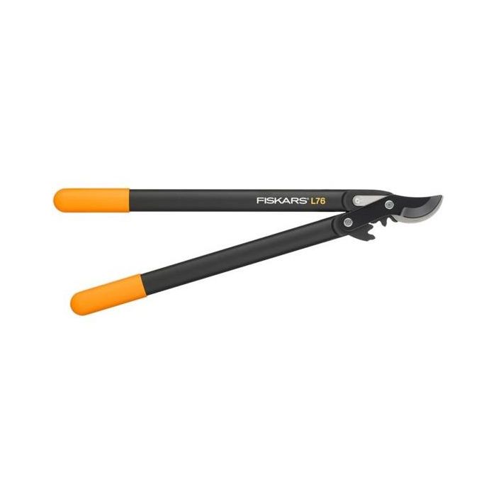 Fiskars Tijera de Podar Bypass PowerGear II L76 - Cortar Ramas Frescas, Ideal Jardín