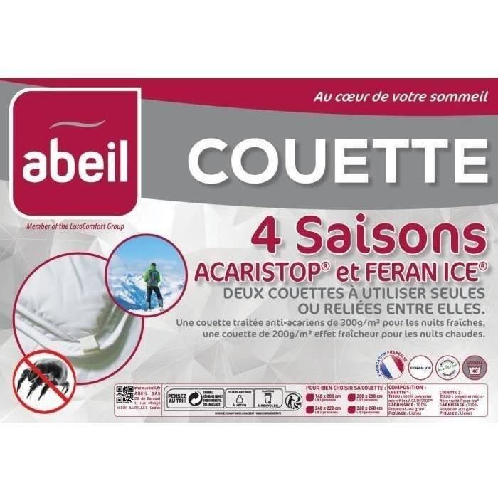 ABEIL Edredón 4 Seasons ANTI-ACARIANS 140x200cm 3 ABEIL Edredón 4 Seasons ANTI-ACARIANS 140x200cm 3