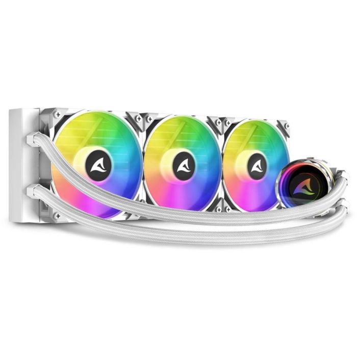 K Sharkoon S90 RGB White AIO 360mm White 10