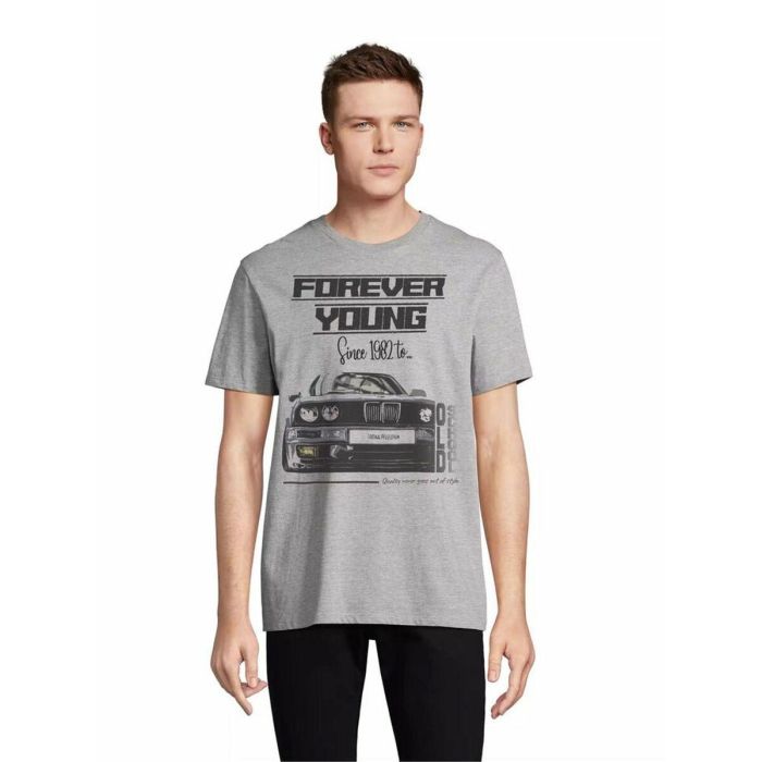 Radikal Revolution RKE302052XL Camiseta Forever Young Homenaje BMW E30, Diseño Coche Mítico para Amantes del Motor, Gris Talla 2XL 2 Radikal Revolution RKE302052XL Camiseta Forever Young Homenaje BMW E30, Diseño Coche Mítico para Amantes del Motor, Gris Talla 2XL 2
