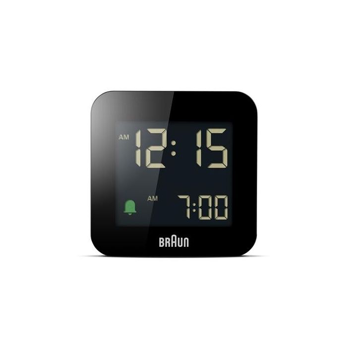 Braun BC-08-B Reloj Despertador Digital Negro con Pantalla LCD Retroiluminada y Función Snooze 1 Braun BC-08-B Reloj Despertador Digital Negro con Pantalla LCD Retroiluminada y Función Snooze 1